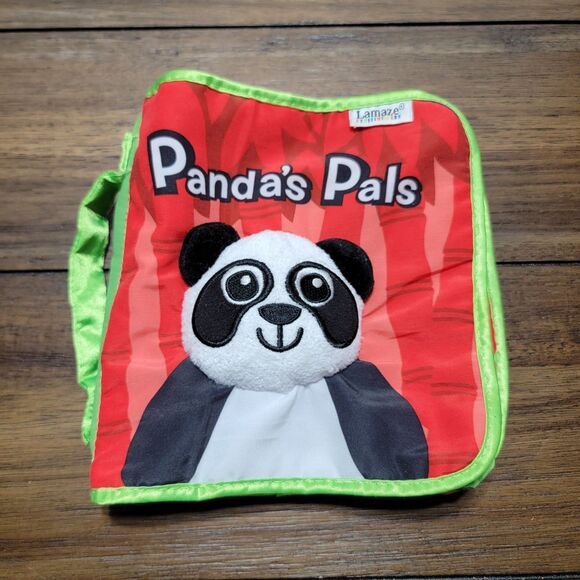 Set of 3 Lamaze Infant Toys: Moose, Dragon & Soft Book - Picture 6 of 7